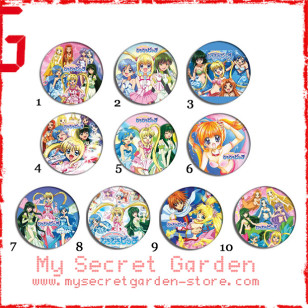 Mermaid Melody Pichi Pichi Pitch ぴちぴちピッチ Anime Pinback Button Badge Set 1a or 1b ( or Hair Ties / 4.4 cm Badge / Magnet / Keychain Set )